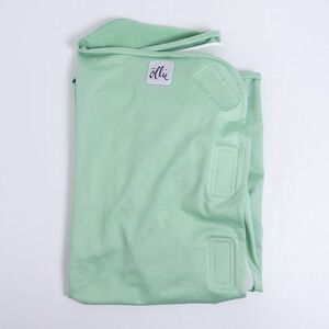 The Ollie Swaddle Baby One Size Meadow Green Adjustable Hook and Loop Wrap